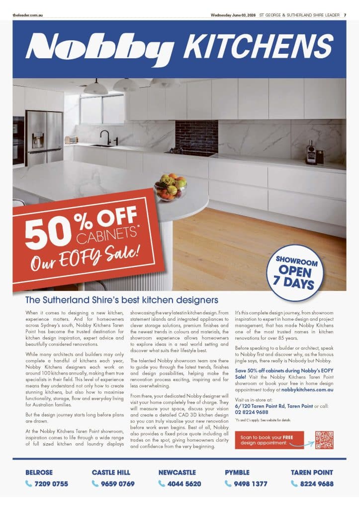 Sutherland Shire Nobby Kitchens Best Kitchen Designers Article